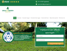 Tablet Screenshot of grasengroengraszoden.nl